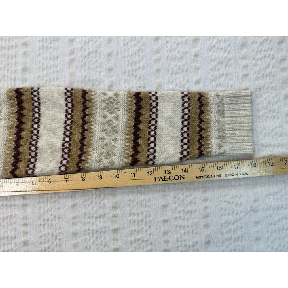 Fair Isle Sweater Womens Small Croft Barrow Nordic Knit Cozy - Picture 7 of 7